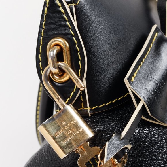 Louis Vuitton Black Suhali Lockit GM Tote - Picture 10 of 14